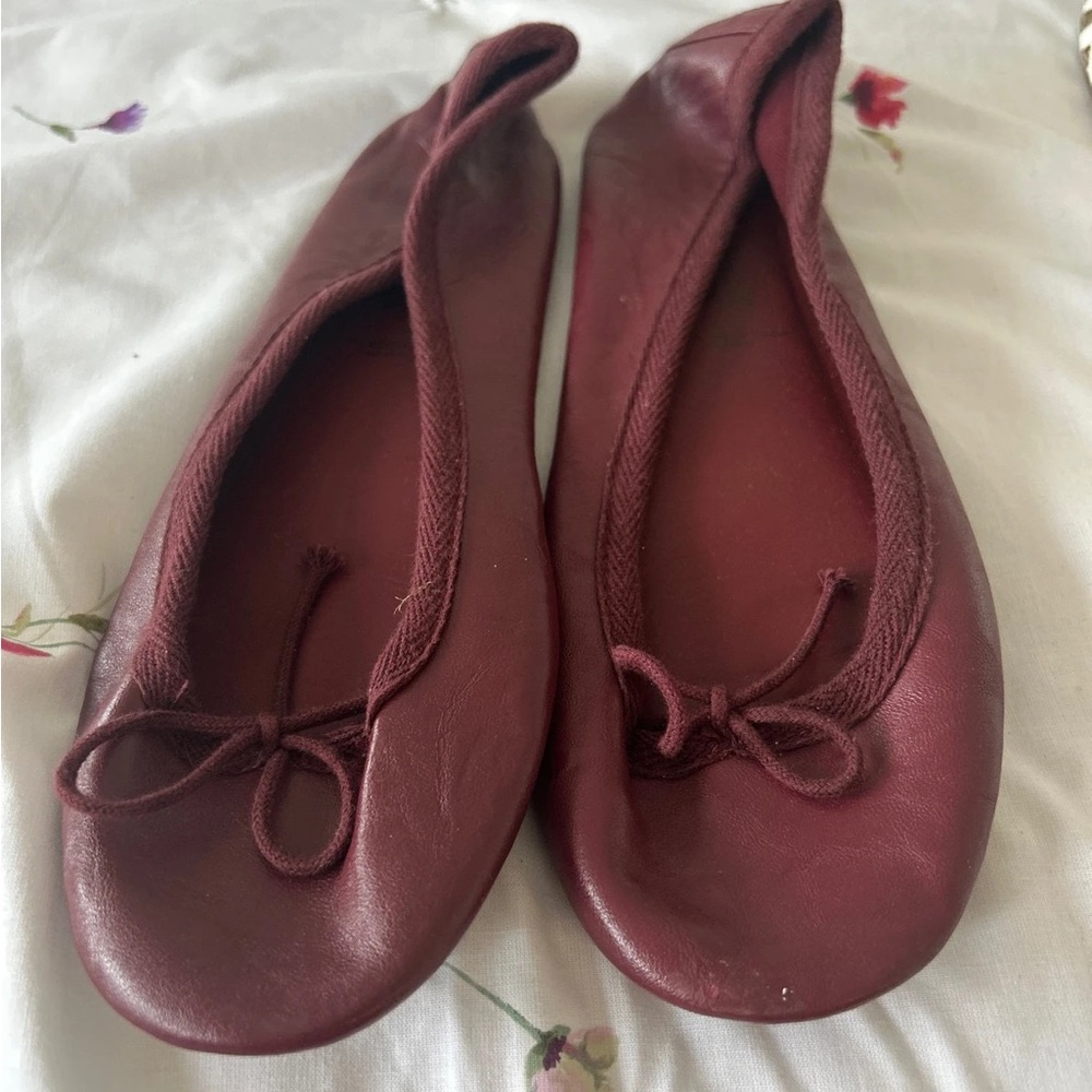 New Look Red Flats Versatile Slip-On Shoes